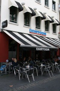 Das Cartoon, eines meiner Lieblingscafés in der Innenstadt.